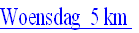 Woensdag  5 km 