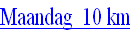 Maandag  10 km